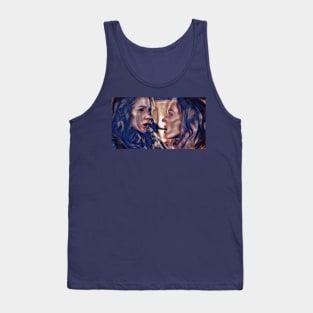 Earp Sisters Playing Pass The Mikshun Tank Top